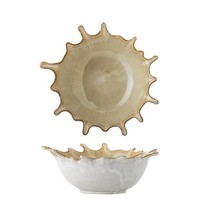 Bloomingville Alcott Schale, Natur, Steingut, L24Xh8Xw21 Cm, DäNisches Design