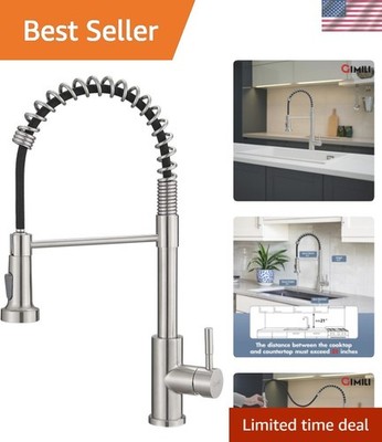 Heavy-Duty Kitchen Faucet with Dual Spray Modes - Perfect for Home & Outdoor Use