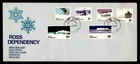 DR WHO 1972 ROSS DEPENDENCY FDC ANTARCTIC COMBO NEW ZEALAND SCOTT BASE M77232