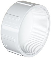 Spears 448 Series PVC Pipe Fitting, Cap, Schedule 40, 2-1/2" NPT Female