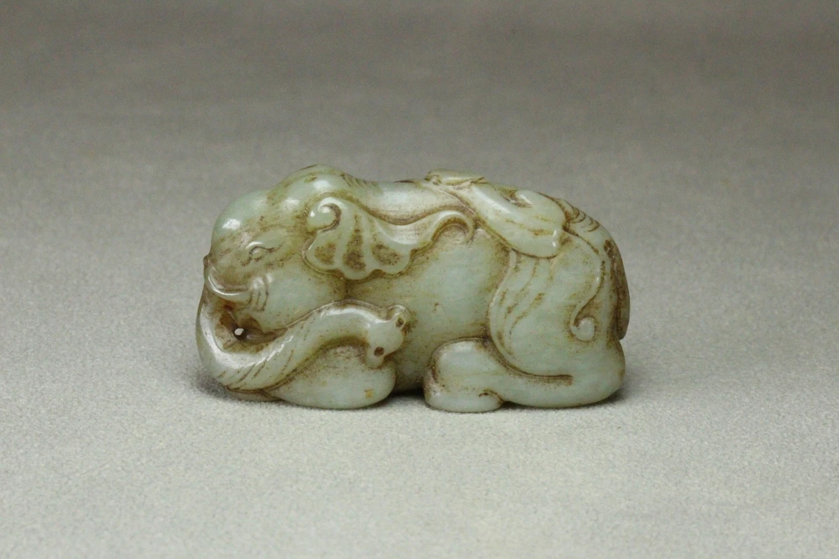 大象翡翠中国风雕像、雕像| eBay