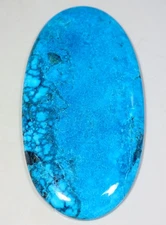 307 Ct 7X47X89 mm TOP HUGE SIZE KINGMAN TURQUOISE OVAL CABOCHON GEMSTONE DA-398