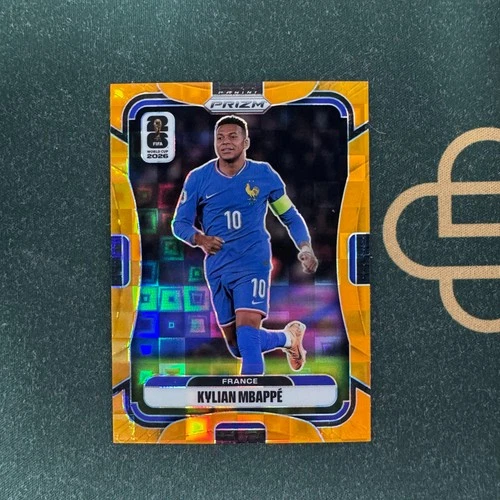 2026 Panini Prizm FIFA World Cup Kylian Mbappe #40 Orange Pandora Prizms /215