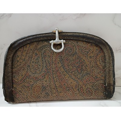 ETRO Vintage Arnica Paisley Clutch