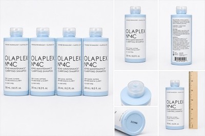 Olaplex No.4C Bond Maintenance Clarifying Shampoo 250 mL / 8.5 fl oz Lot of 4