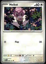 Noibat 090/131 Common Prismatic Evolutions Pokemon Lightly Played