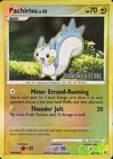 Pachirisu 35/130 Diamond & Pearl Stamped Reverse Holo Rare HP on eBay