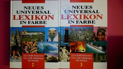 230459 NEUES UNIVERSALLEXIKON IN FARBE. BAND 2-3 HC +Abb Bd2.-3.