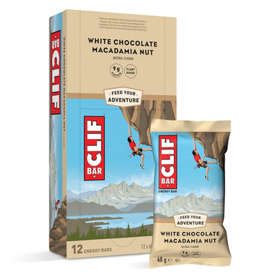 CLIF BAR | Energieriegel   Protein Riegel | 9G Pflanzlichem Eiweiß | White Choco