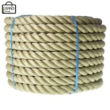 1"  100' Manila Rope 3 Strand Twisted Rope PP For Safety Line Hauling