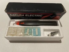 Sakura Electric Eraser SE-2000 -  w/ 19 Eraser Heads; Made In Japan