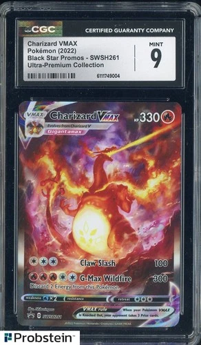 2022 Pokemon SWSH BSP Ultra Premium Collection #261 Charizard VMAX CGC 9
