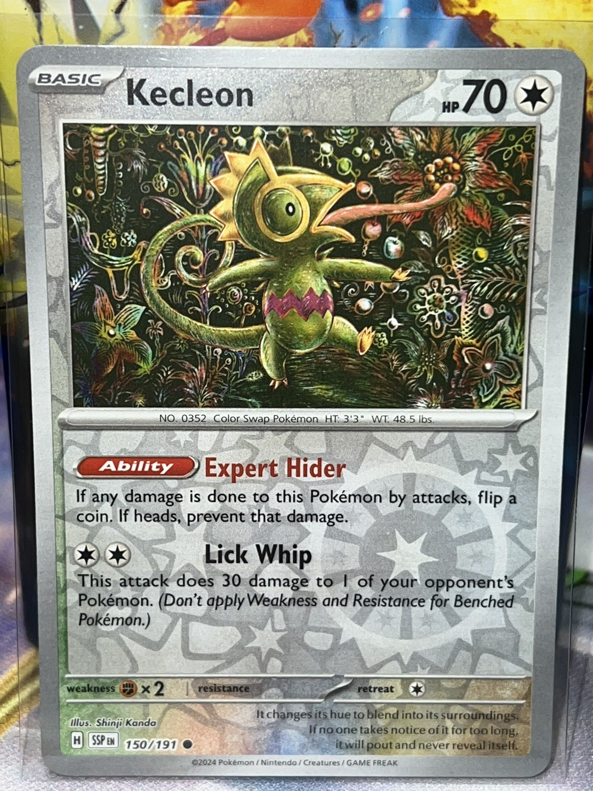 Kecleon  Surging Sparks 150/191  Common  Reverse Holo  NM