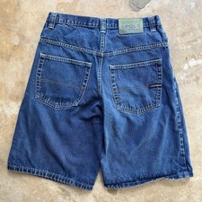 Vintage Y2K Southpole Denim Jorts 13  Inseam Jean Shorts Baggy Hip-Hop Size 32