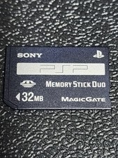 Memory Stick Duo PSP Memory Card 32MB Formatted  Tested