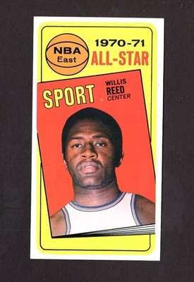 1970 Topps #110 Willis Reed All-Star EX/MT Cond New York Knicks SHIPPING IS FREE