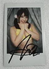 Ai Uehara Autographed Signed Instax photo Cheki Japan Femail JAV Idol miss av
