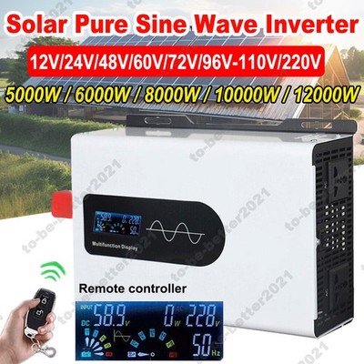 5KW 6KW 8KW 10KW 12KW 12/24/48/60/72/96V-110/220V Solar Pure Sine Wave Inverter