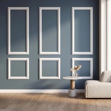 3 Set Panels Peel and Stick Premade Wainscoting Accent Wall Panels for Interior