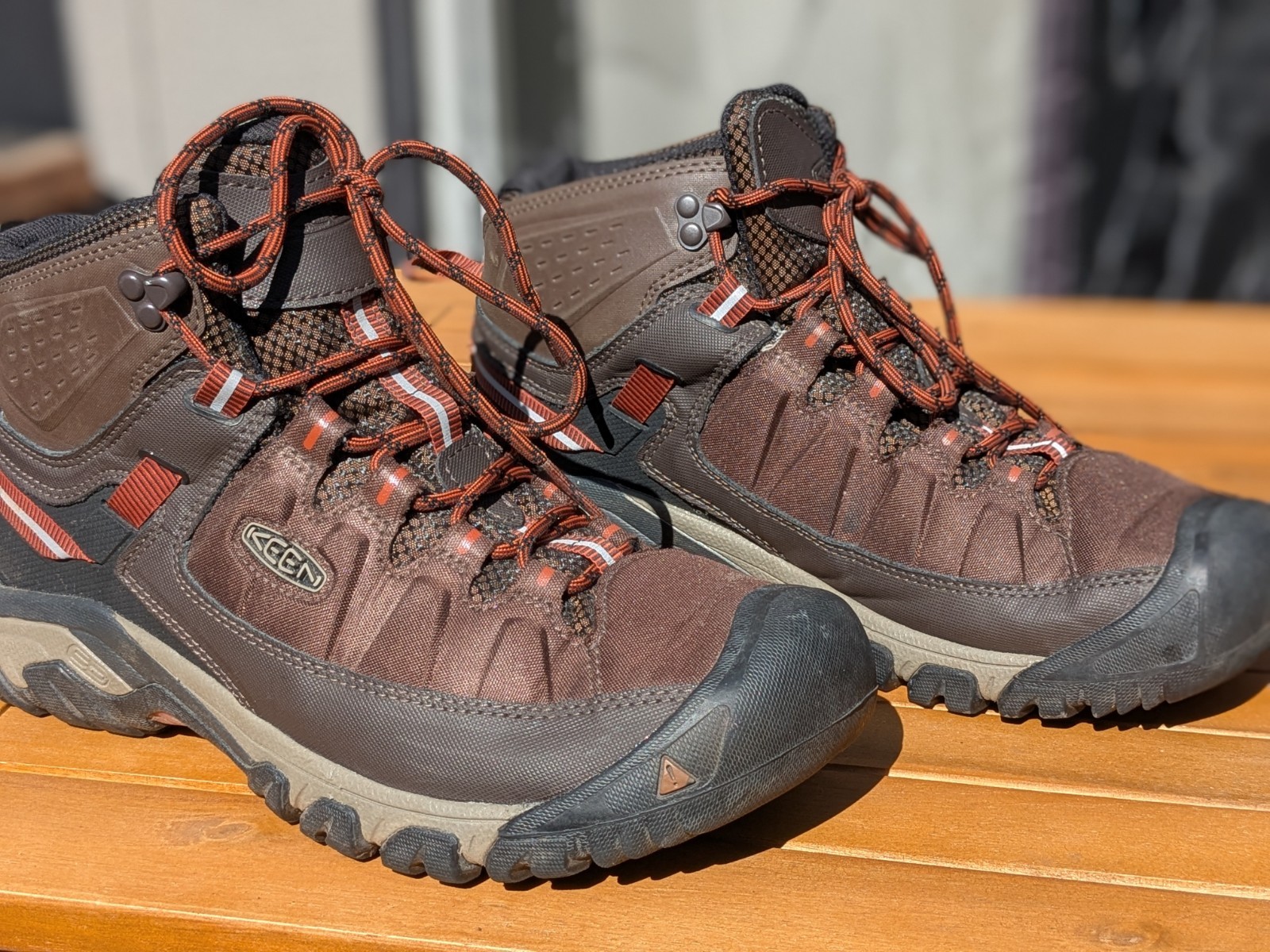 Keen Targhee III Stivali Casual Impermeabili da Escursionismo Uomo Nero Marrone 1017787