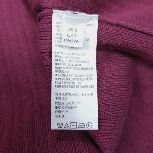 Maxi Falda Free People Shine Tejido Brillante Borgoña Púrpura Talla Pequeña - Imagen 4 de 10