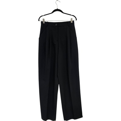 Massimo Dutti Womens Pants EU 36 US 4 Trousers Straight Leg Black 5014/714 NWT