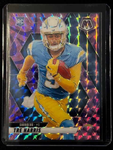 2025 Panini Mosaic Football - Tre Harris #326 Purple Reactive Prizm (RC)