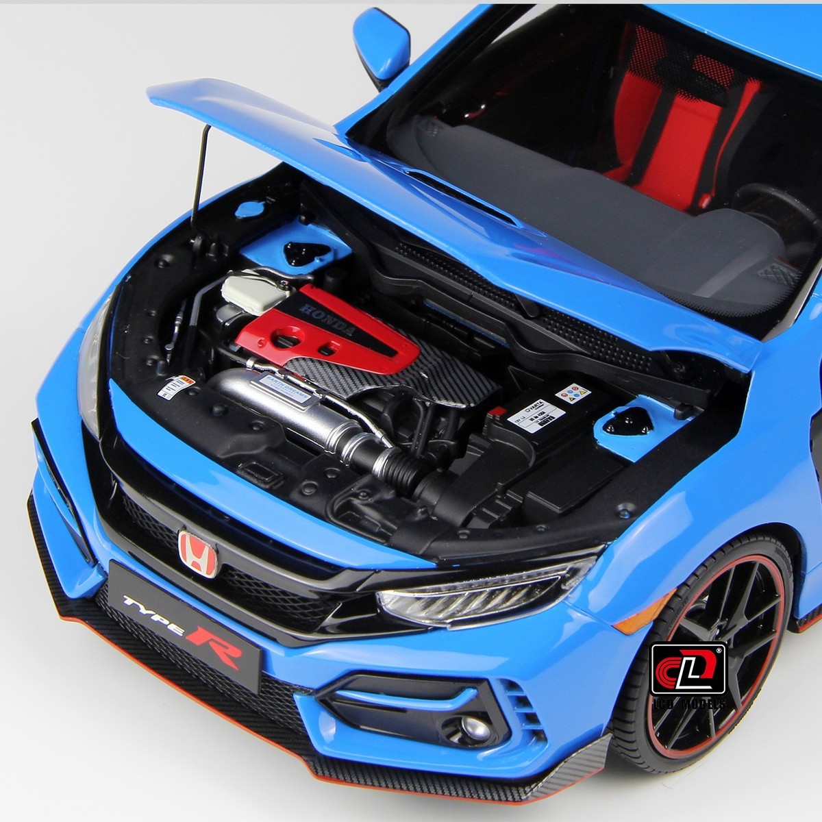 Honda Civic Type-R LCD18005B-BU ホンダ　シビック LCD MODELS LCD18005B-BU 1:18 2020 HONDA CIVIC TYPE-R (RACING BLUE