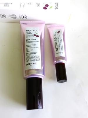 SKINFOOD - Wild Black Cherry Retinol Face Cream 70 ml & Eye Cream 30 ml