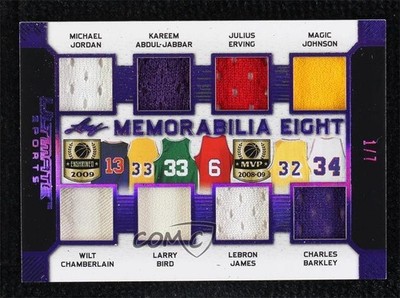 2019 Leaf Ultimate Sports Purple 1/7 Michael Jordan LeBron James Larry Bird 3u4
