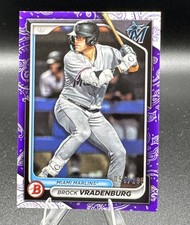 2024 Bowman - Prospects Brock Vradenburg #BP-62 Purple Pattern /199