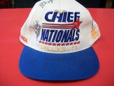 Nhra 1995 Chief Nationals Cap W Driver Autographs - Clean - 10th Annual Nhra 1995 Chief Nationals Cap W Driver Autographs - Clean - 10th Annual