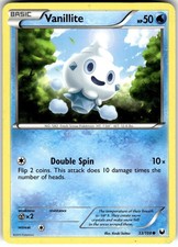 Pokemon Vanillite Dark Explorers 33/108 Damaged