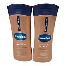 Vaseline Cocoa Radiant & Nourishing Moisture Body Lotion Set 10 fl oz x2