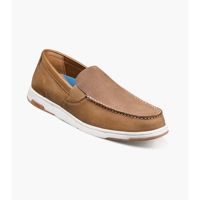 Nunn Bush Luca Moc Toe Venetian Slip On Shoes Leather Tan  85173-240