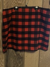 Old Navy red And Black Tartan Skirt