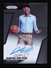 2017-18 Panini Prizm Rookie Signatures Justin Patton #RS-JP Auto 0g35
