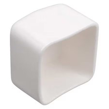 Superstrut Channel Safety End Cap, White, Pk25, Width: 1 5/8 In, V800neocpw