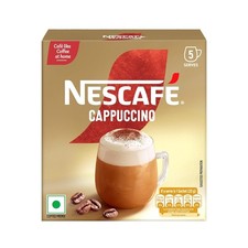 Nescafe Cappuccino Frothy Delicious Coffee Instant Coffee Premix Powder 5 x 25g
