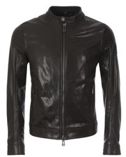 Belstaff  Cafe Racer Gransden Leather Jacket Black UK42 IT52 XL RRP£895