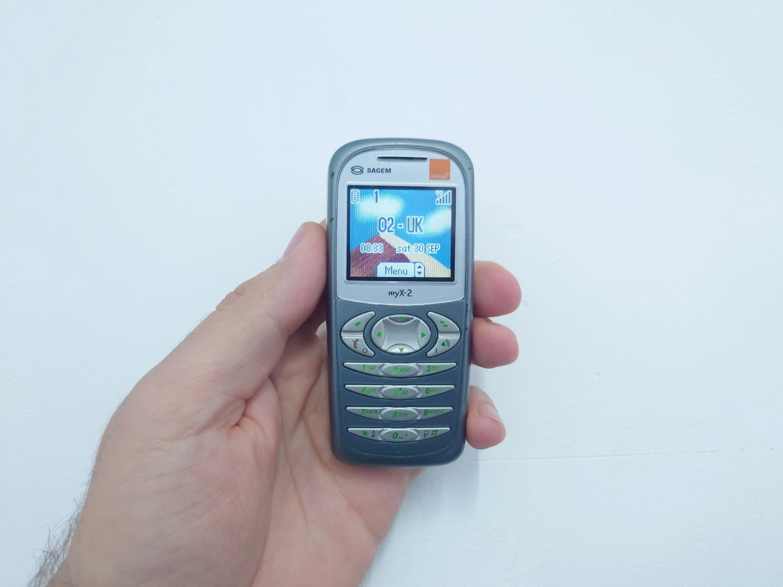 Sagem MY X-2 grey (Unlocked) vintage mobile phone elders seniors retro MyX-2