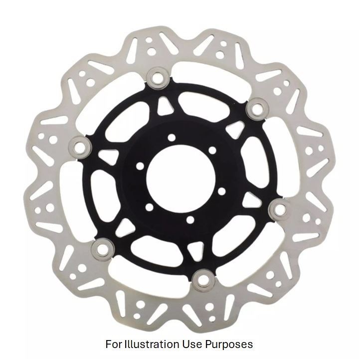 EBC Floating Vee Rotor Front Black Hub - VR1014BLK