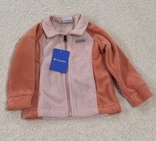 Columbia Zip Up Fleece Jacket Kids 3T New With Tags