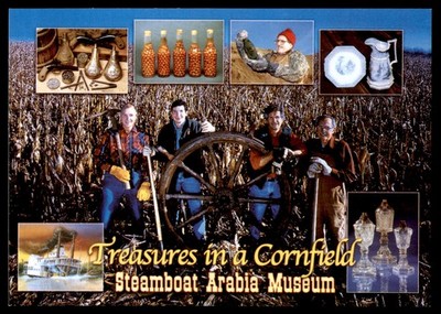 Postcard Treasures in Cornfield, Arabia Steamboat MO