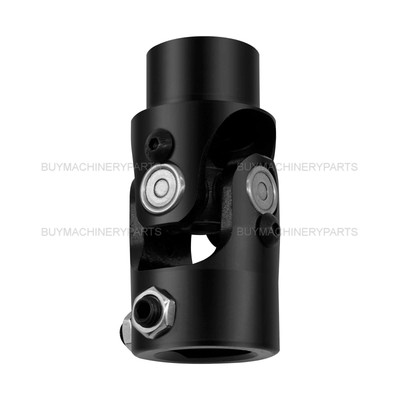 New 3/4'' Round X 1'' DD Steering Shaft U Joint Coupling Black 3/4 Round to 1 DD