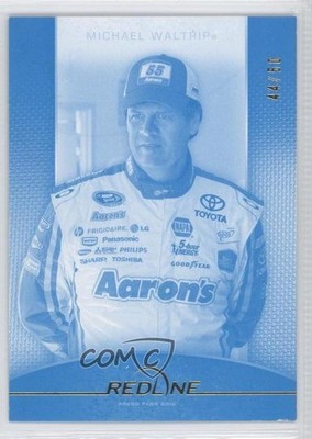 2012 Press Pass Redline Color Proof Cyan 44/50 Michael Waltrip #37 0a7