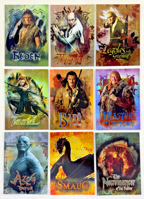 THE HOBBIT: DESOLATION OF SMAUG Complete CHARACTER BIOS Chase Card Set CB20-CB28