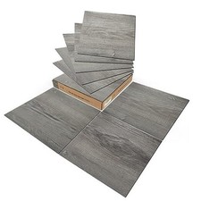 Peel and Stick Vinyl Floor Tiles-Pack Self Adhesive 12 x 12 inch 30 Taupe Ash