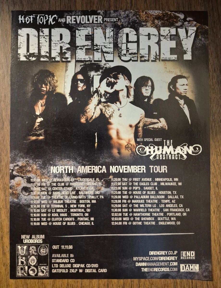 Original Dir En Grey Memorabilia for sale | eBay