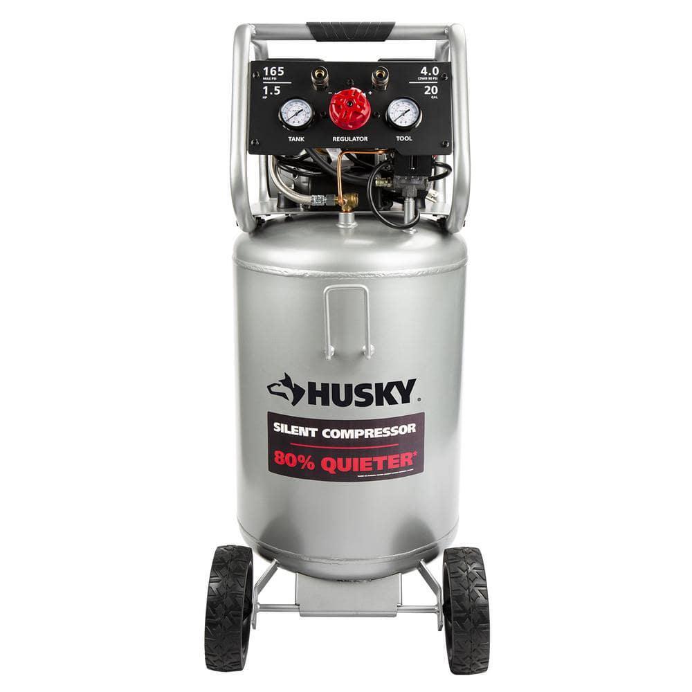 Husky 3332013 20 Gal. Vertical Electric Powered Air Compressor Oil